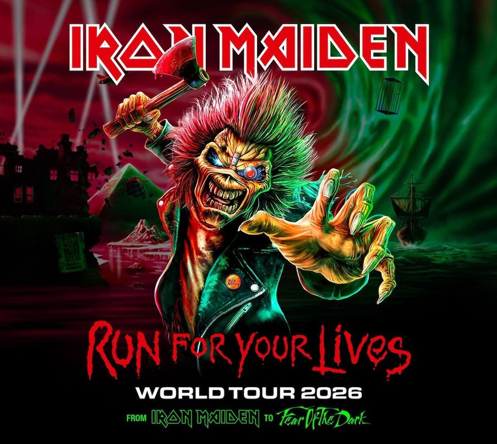 Iron Maiden Announce 2026 North American Tour With Megadeth and Anthrax