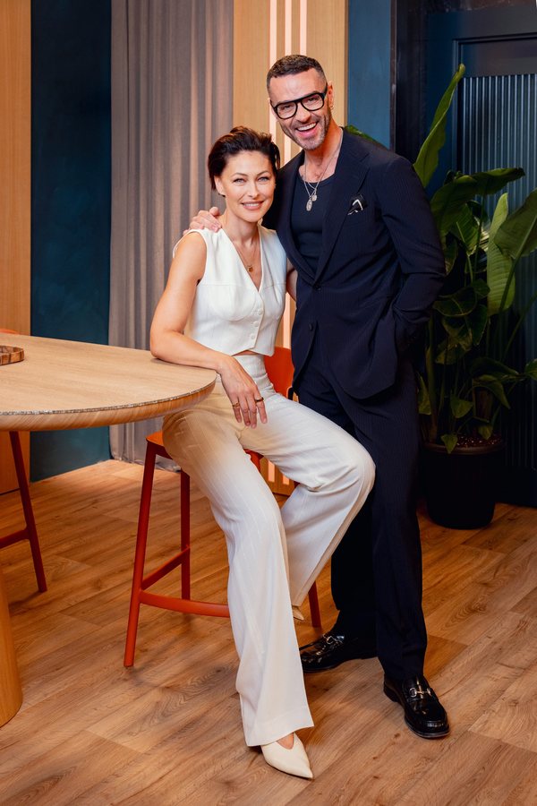 Matt and Emma Willis reunite with Love Is Blind UK couple Jasmine and Bobby to meet their baby