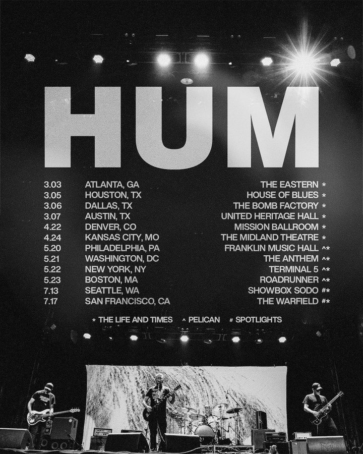 HUM announce 12-date US reunion tour for 2027