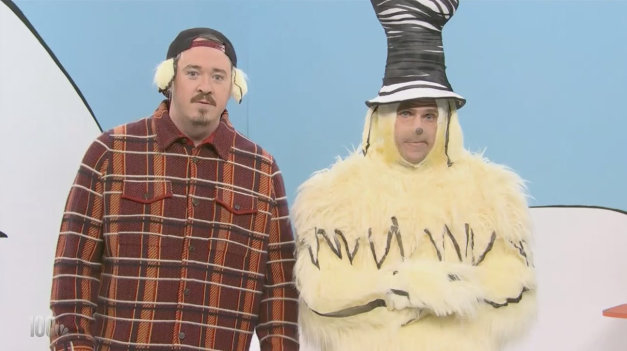 Shane Gillis Drops Accidental F-Bomb During SNL Dr. Seuss Sketch