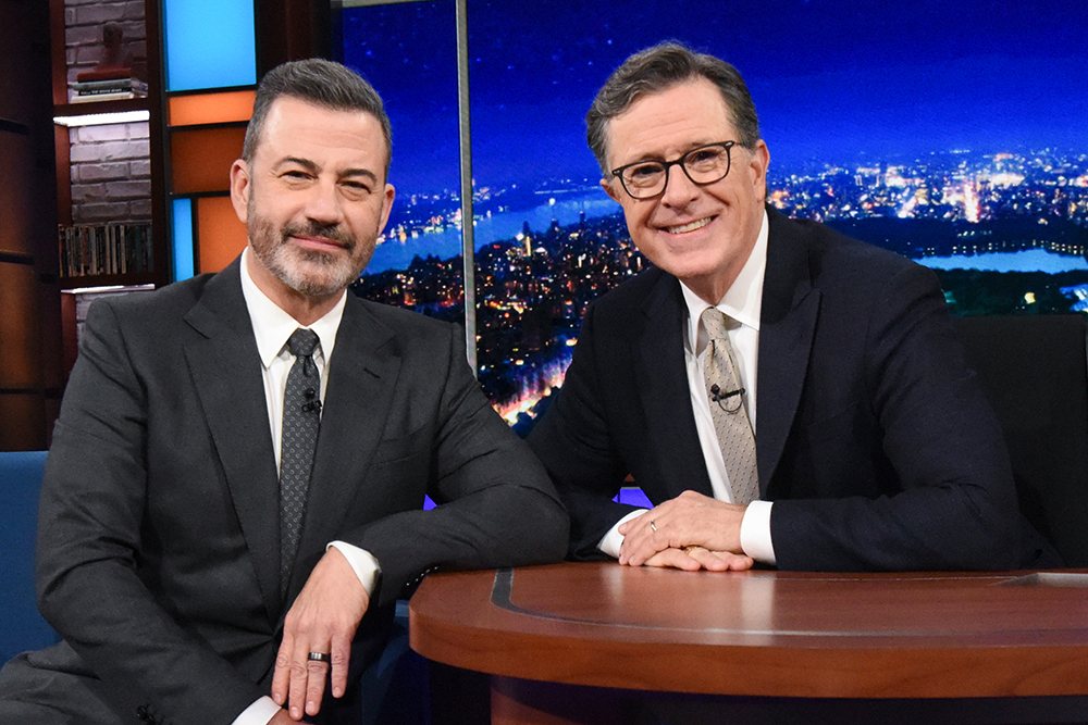 Stephen Colbert Endorses Jimmy Kimmel for Emmy as Voting Closes