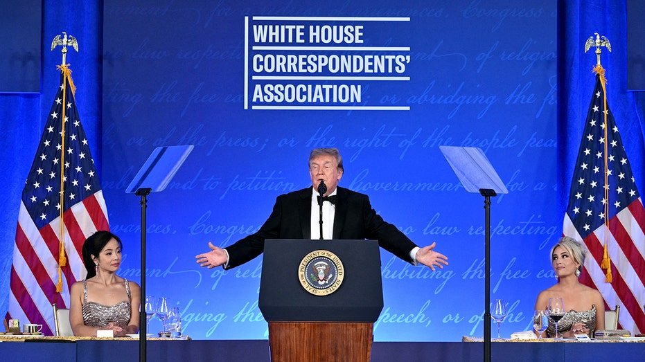 Trump touts his accomplishments and relationship with the press at Correspondents' Dinner