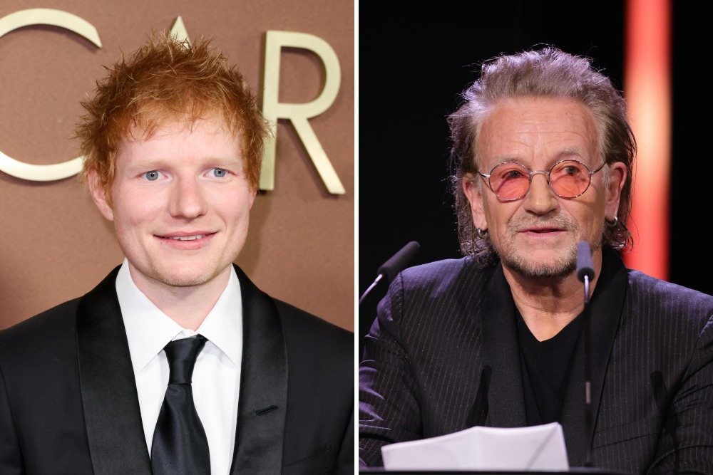 Bono Says Ed Sheeran Resisted Political Turn on U2 Ukraine Song