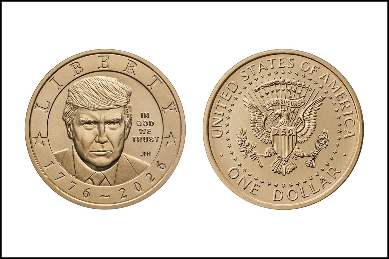 U.S. Mint to Produce $1 Coin Featuring President Trump’s Face